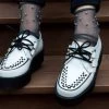 T.U.K. Guys White Leather Creeper 2 T.U.K. Guys White Leather Creeper