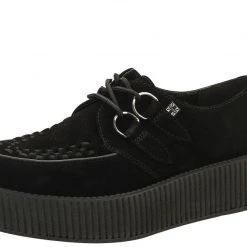 T.U.K. Black Viva Suede Mondo Creeper