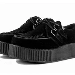 T.U.K. Black Viva Suede Mondo Creeper