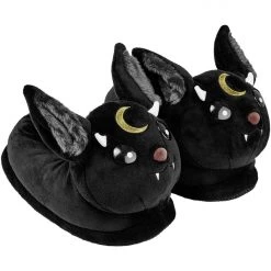 KillStar Vampir Bat Plush Slippers Gals