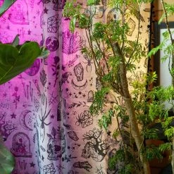 Sourpuss Housewares Night Walker Print Window Curtains