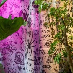 Sourpuss Housewares Night Walker Print Window Curtains