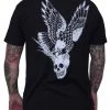 Black Market Art Company Vengeance Eagle Skull Shirt