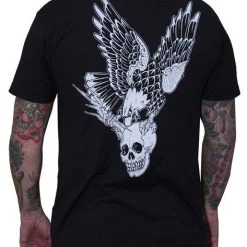 Black Market Art Company Vengeance Eagle Skull Shirt