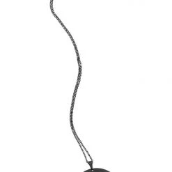 KillStar Waxing Crescent Moon Necklace Black