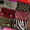 Funk Plus Fuzzy Animal Print Chain Wallet (Various Prints/Colors!) Gals
