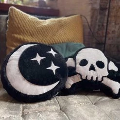 Sourpuss Housewares Furry Moon & Stars Pillow