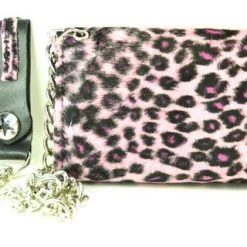 Funk Plus Fuzzy Animal Print Chain Wallet (Various Prints/Colors!) Gals