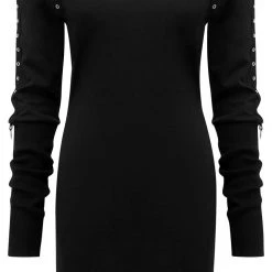 KillStar Wicked Riffs Knit Sweater Dress