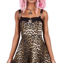 KillStar Wild Side Leopard Skater Dress