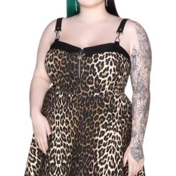 KillStar Wild Side Leopard Skater Dress