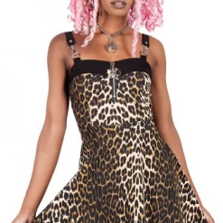 KillStar Wild Side Leopard Skater Dress