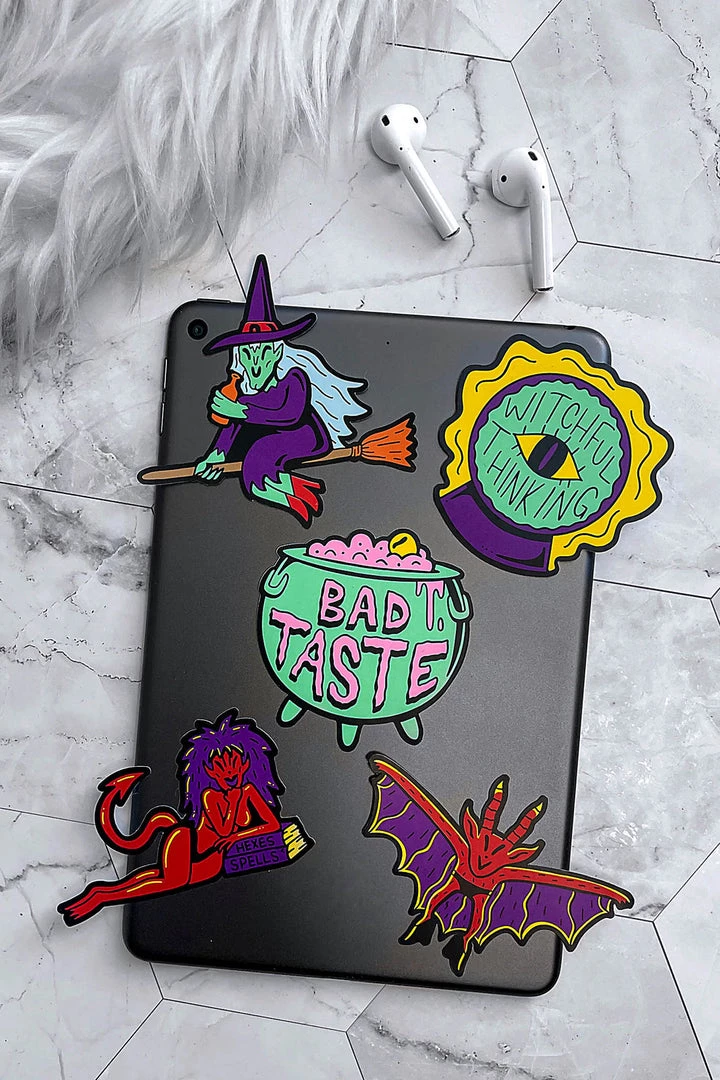 KillStar Stickers Witchful Thinking Sticker Pack 3 KillStar Stickers Witchful Thinking Sticker Pack