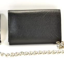Funk Plus Black Leather Chain Wallet Guys