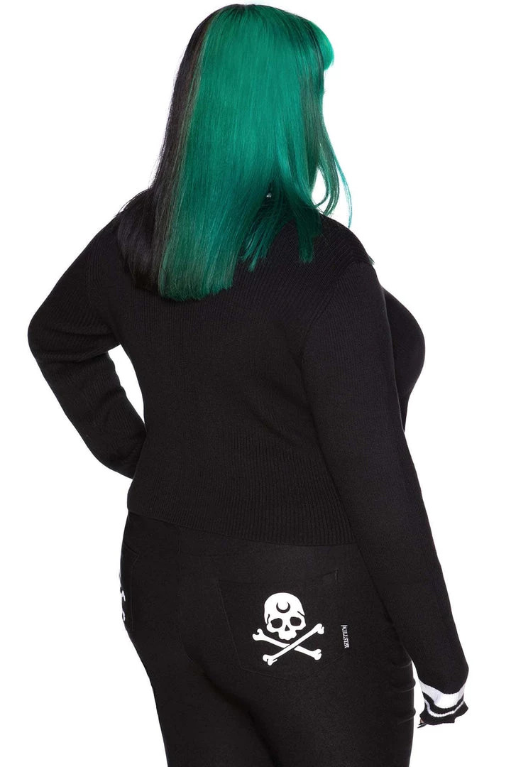 KillStar Wretched Skull N Crossbones Sweater Top Gals 5 KillStar Wretched Skull N Crossbones Sweater Top Gals
