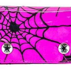 Funk Plus Pink Spider Web Chain Wallet