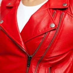 Other Red Fire Womens Leather Jacket