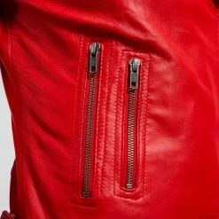 Other Red Fire Womens Leather Jacket