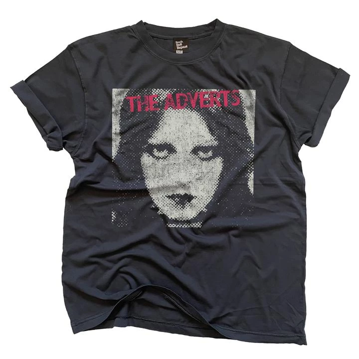 Rock Roll Repeat Guys The Adverts Shirt Charcoal (Unisex) 4 Rock Roll Repeat Guys The Adverts Shirt Charcoal (Unisex)
