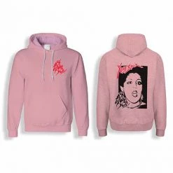 Band Merchandise Guys X-Ray Spex Bondage Pink Pull Over Hoodie