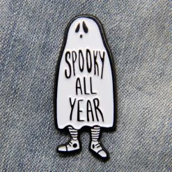 Ectogasm Spooky All Year Enamel Pin