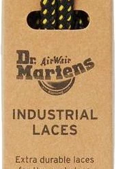 Dr. Martens Black / Yellow 100cm Industrial Laces Shoe Accessories