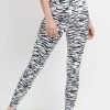 Cyanide Zebra Babe Active-wear Leggings