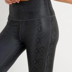 Cyanide Gals Black Mamba Snakeskin Active-wear Leggings (Only Small Left!)