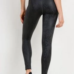 Cyanide Gals Black Mamba Snakeskin Active-wear Leggings (Only Small Left!)