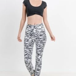 Cyanide Zebra Babe Active-wear Leggings