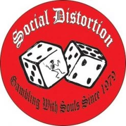 Band Merchandise Social Distortion Dice Pin