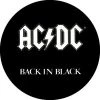 Band Merchandise AC/DC Back In Black Pin