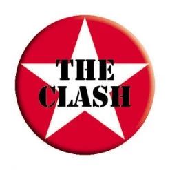 Band Merchandise Pins The Clash Star Pin