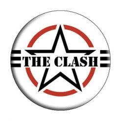 Band Merchandise Pins The Clash Star Logo Pin