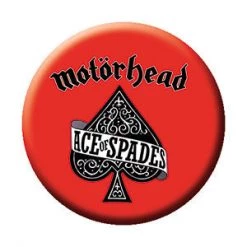 Band Merchandise Motorhead Red Ace Of Spades Pin Pins