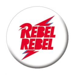 Band Merchandise Rebel Rebel Bowie Pin Pins