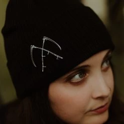 The Pretty Cult Accessories Scythe Pin Beanie