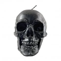 Sourpuss Housewares Black Skull Candle