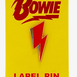 Band Merchandise Patches Bowie Bolt Lapel Pin