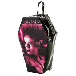 Rock Rebel Bride Of Frankenstein Coffin Backpack