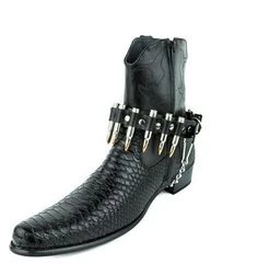 Funk Plus Nickel Bullet Boot Strap Shoe Accessories