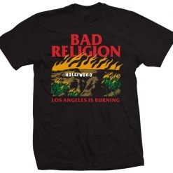Band Merchandise Bad Religion Burning Shirt
