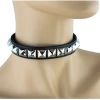 Funk Plus Gals Pyramid Stud Leather Choker