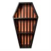 Sourpuss Striped Coffin Shelf Orange/Black