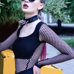 KillStar Gals Cordelia Fishnet Top