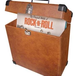 Crosley Music LP Record Carrier Case - Tan