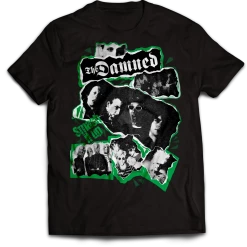 Band Merchandise The Damned Smash It Up Collage Shirt