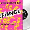 DeadRockers Defiance - The Vest Best Of And We Don't Care LP Exclusive Clear Vinyl Music