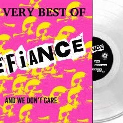 DeadRockers Defiance - The Vest Best Of And We Don't Care LP Exclusive Clear Vinyl Music
