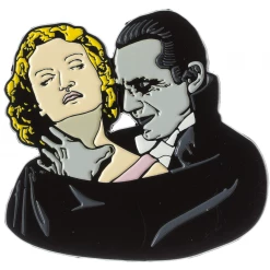 Rock Rebel Pins Dracula Choke Enamel Pin